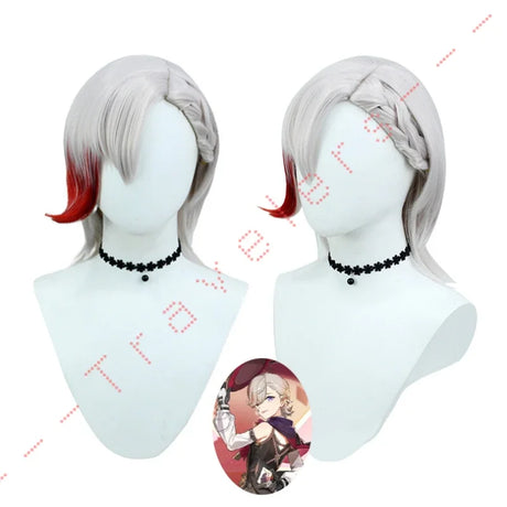 Lyney Cosplay Genshin Impact Costume Wig Fontaine Lyney