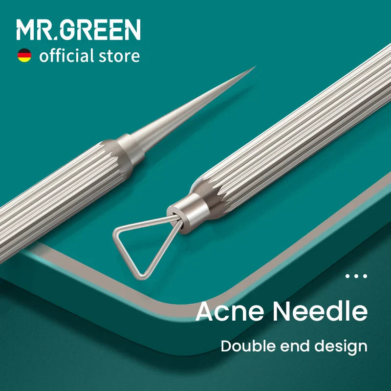 Mr.Green Blackhead Remover Acne Removal Needle Professional Pimple