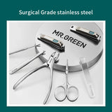 Mr.Green Manicure Set Color Contrast Sets Nail Clippers