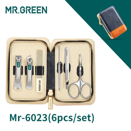 Mr.Green Manicure Set Color Contrast Sets Nail Clippers