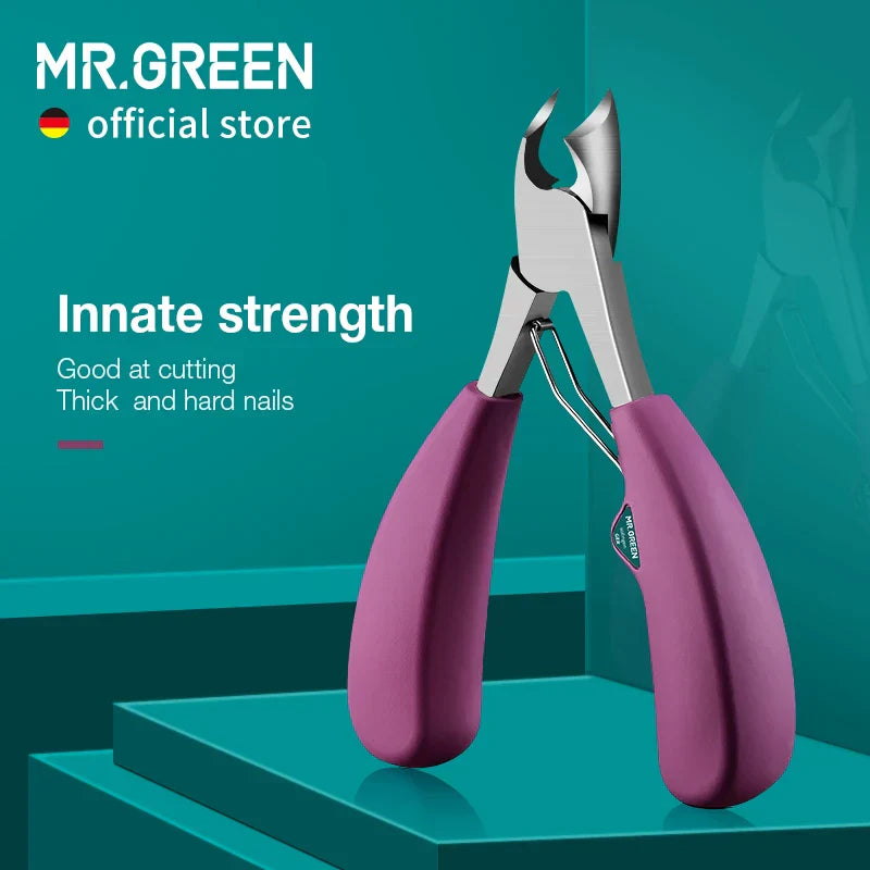 Mr.Green Nail Clipper Stainless Steel Ingrown Toenail Clipper