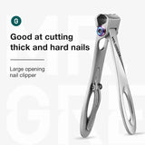 Mr.Green Nail Clippers Wide Jaw Opening Stainless Steel