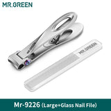 Mr.Green Nail Clippers Wide Jaw Opening Stainless Steel