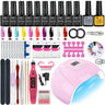 Manicure Set Poly Nail Gel Kit With /W