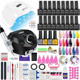 Manicure Set Poly Nail Gel Kit With /W