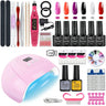 Manicure Set Poly Nail Gel Kit With /W