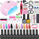 Manicure Set Poly Nail Gel Kit With /W