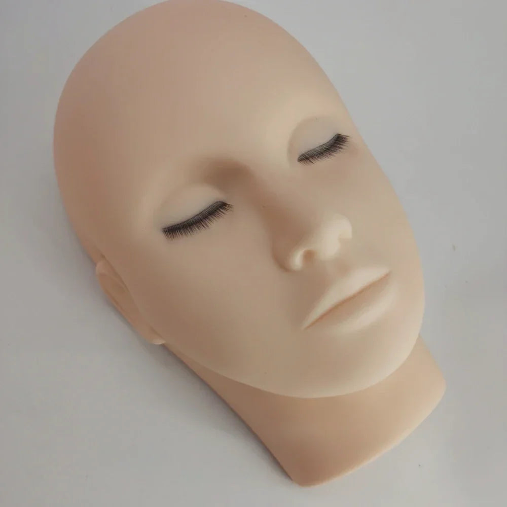 Mannequin Head Eyelash Extension Practice Makeup Accessories