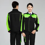 Men' Work Suit Printed Logo Reflective Strip Long