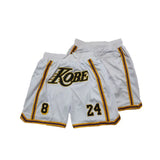 Mens Legend Retro Yellow Basketball Shorts Embroidered With