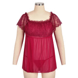 Mesh Hollow Sexy Smock Dress For Women Clothing