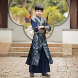 Middle Litter-Aged Children' Spring Costume Brocade Satin Surface