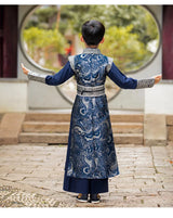 Middle Litter-Aged Children' Spring Costume Brocade Satin Surface