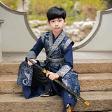 Middle Litter-Aged Children' Spring Costume Brocade Satin Surface