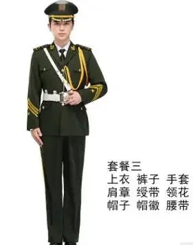 Military Uniform Suits And Accessories Student Class Flag-Raising