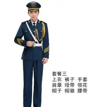 Military Uniform Suits And Accessories Student Class Flag-Raising