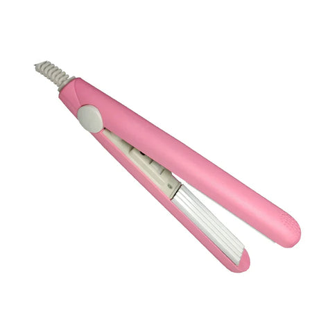 Mini Hair Curls Straightening Iron Portable Ceramic Corrugate