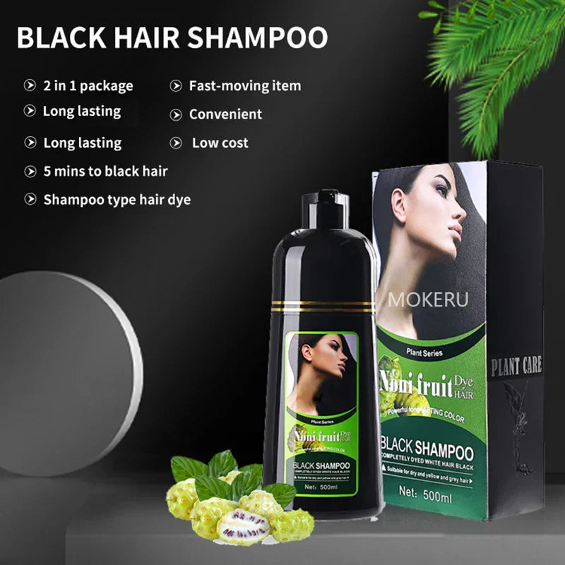 Grey Hair Coverage Organic Instant Black