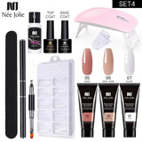 Nail Gel Set W Led Lamp Full Manicure