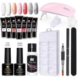 Nail Gel Set W Led Lamp Full Manicure