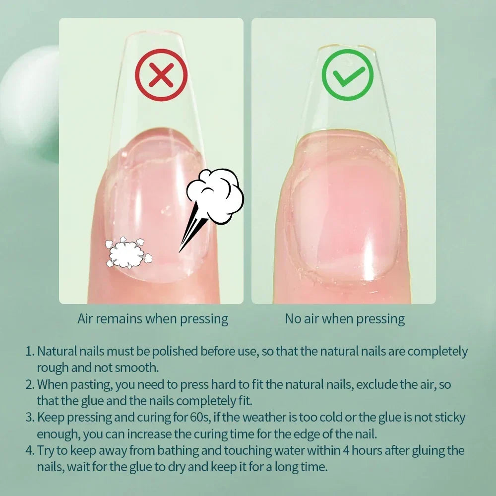 Nailpop Nail Tips And Glue Gel Nail Kit