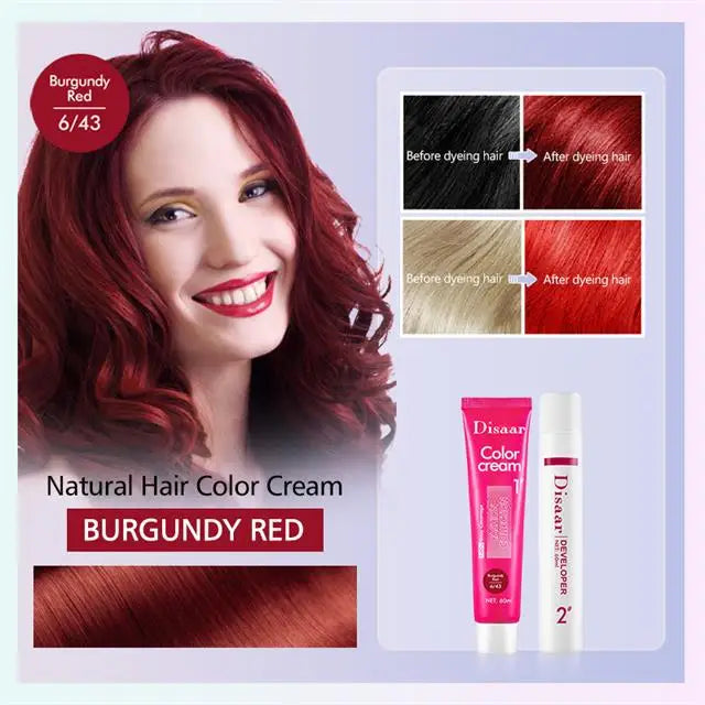 Natural Plant Conditioning Hair Dye Fast Dye Coloring