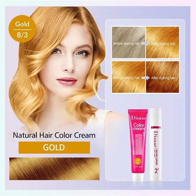 Natural Plant Conditioning Hair Dye Fast Dye Coloring