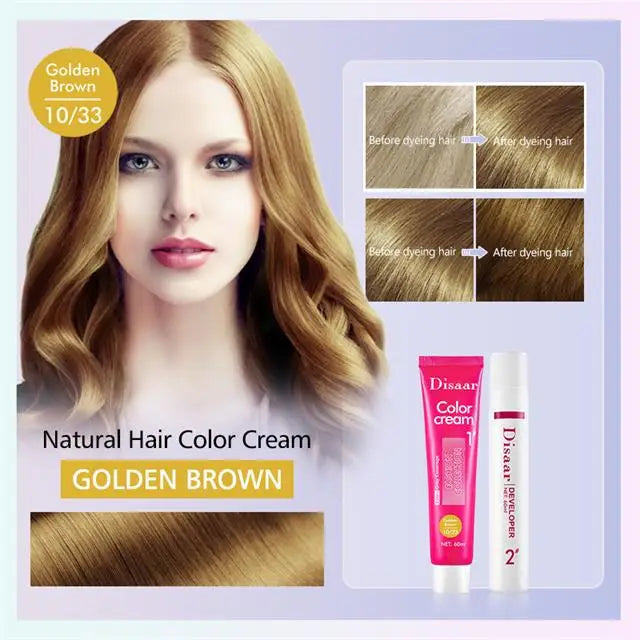 Natural Plant Conditioning Hair Dye Fast Dye Coloring
