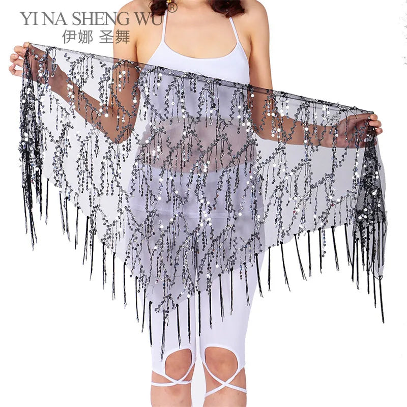 New Belly Dance Costumes Sequins Tassel Indian Belly