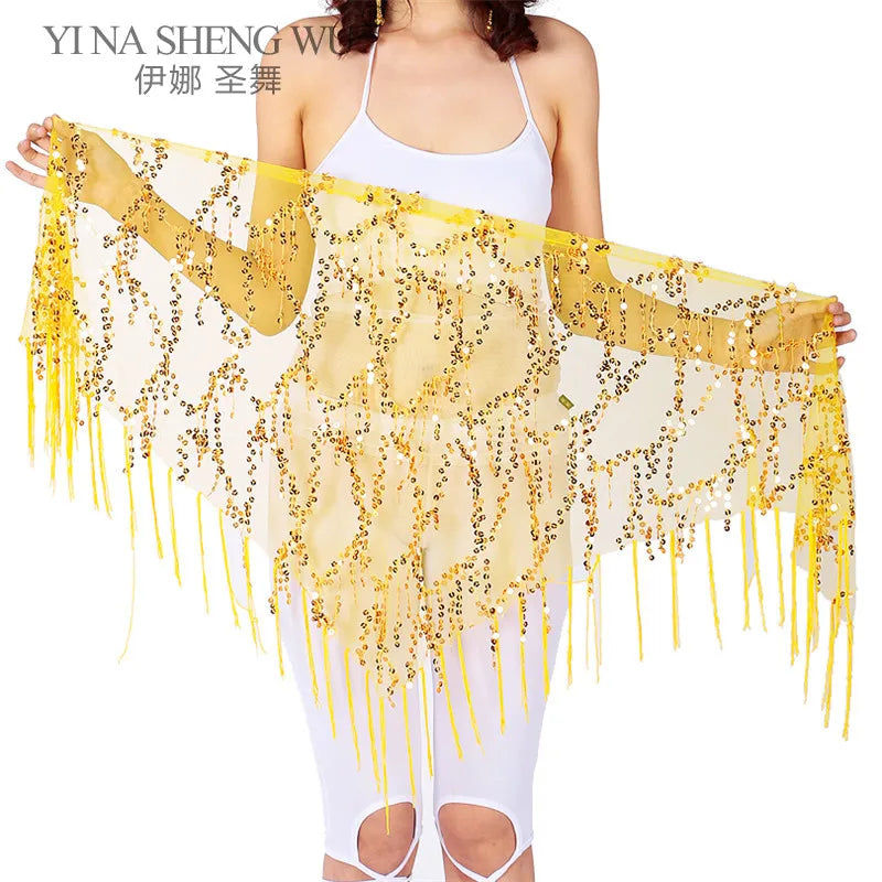New Belly Dance Costumes Sequins Tassel Indian Belly
