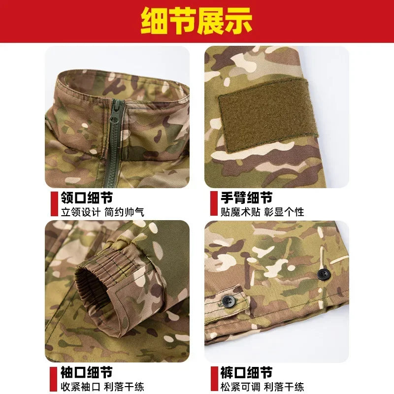 New Camouflage Uniform Suit For Children Outdoor Outward