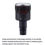 New Heat-Cold Fascia Gun Massage Head Caliber
