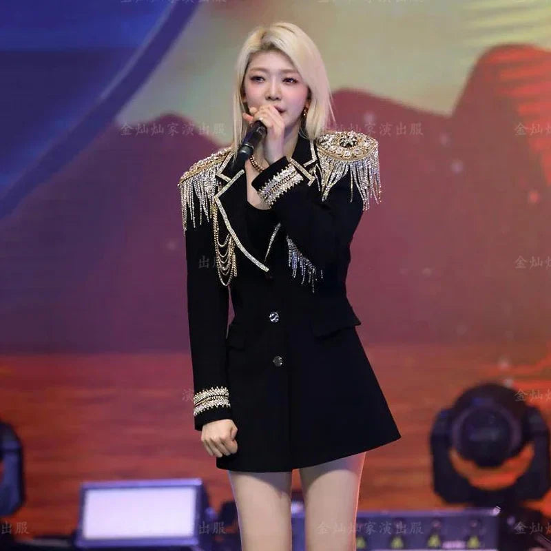 New Korean Girls Group Jazz Dance Costumes Hip