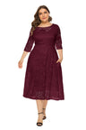 New Women Lace Length Evening Dress Elegant Unique