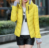 New Women' Cotton Coat Short Outwear Standing Collar