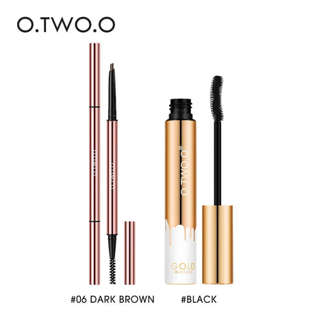 O.Two.O Mascara Eyebrow Pencil Makeup Waterproof Long-Lasting