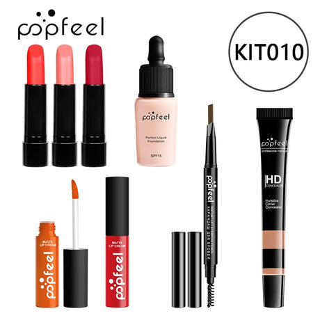 Popfeel Lip Gloss Makeup Brush Eye Shadow Blush