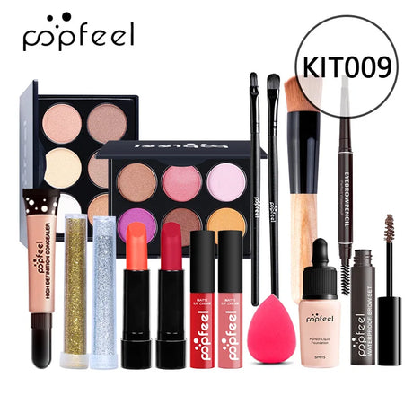 Popfeel Lip Gloss Makeup Brush Eye Shadow Blush