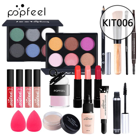 Popfeel Lip Gloss Makeup Brush Eye Shadow Blush