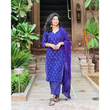 Palazzo Kurta Dupatta Set Women Salwar Kameez Wedding