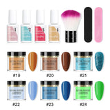 Pinpai Nail Art Dipping Powder Kit Set Glitter