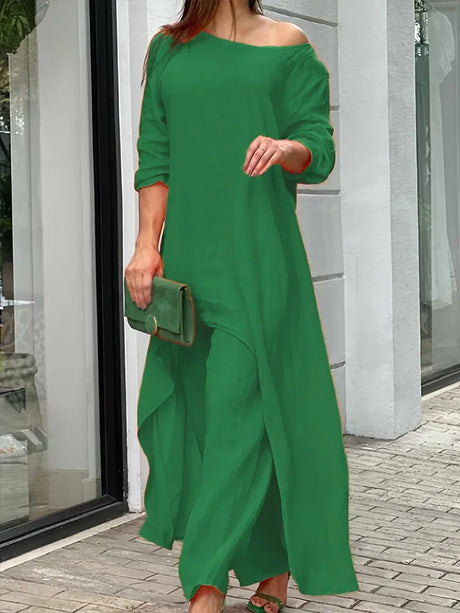 5Xl Women' Two Piece Women' Solid Color Summer