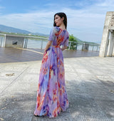 Bohemian Beach Sundress Flying Clothing Chiffon Loose Elegant