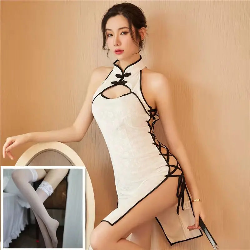 Chinese Traditional Dress Sexy Lingerie Bandage Temptation Clothing