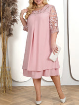 Summer Dresses For Women Embroidery Floral Patchwork Formal
