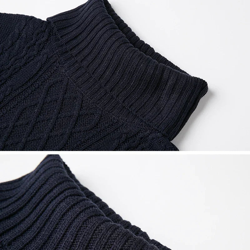Women Casual Knitted Long Sleeve Winter Dresses Sweater