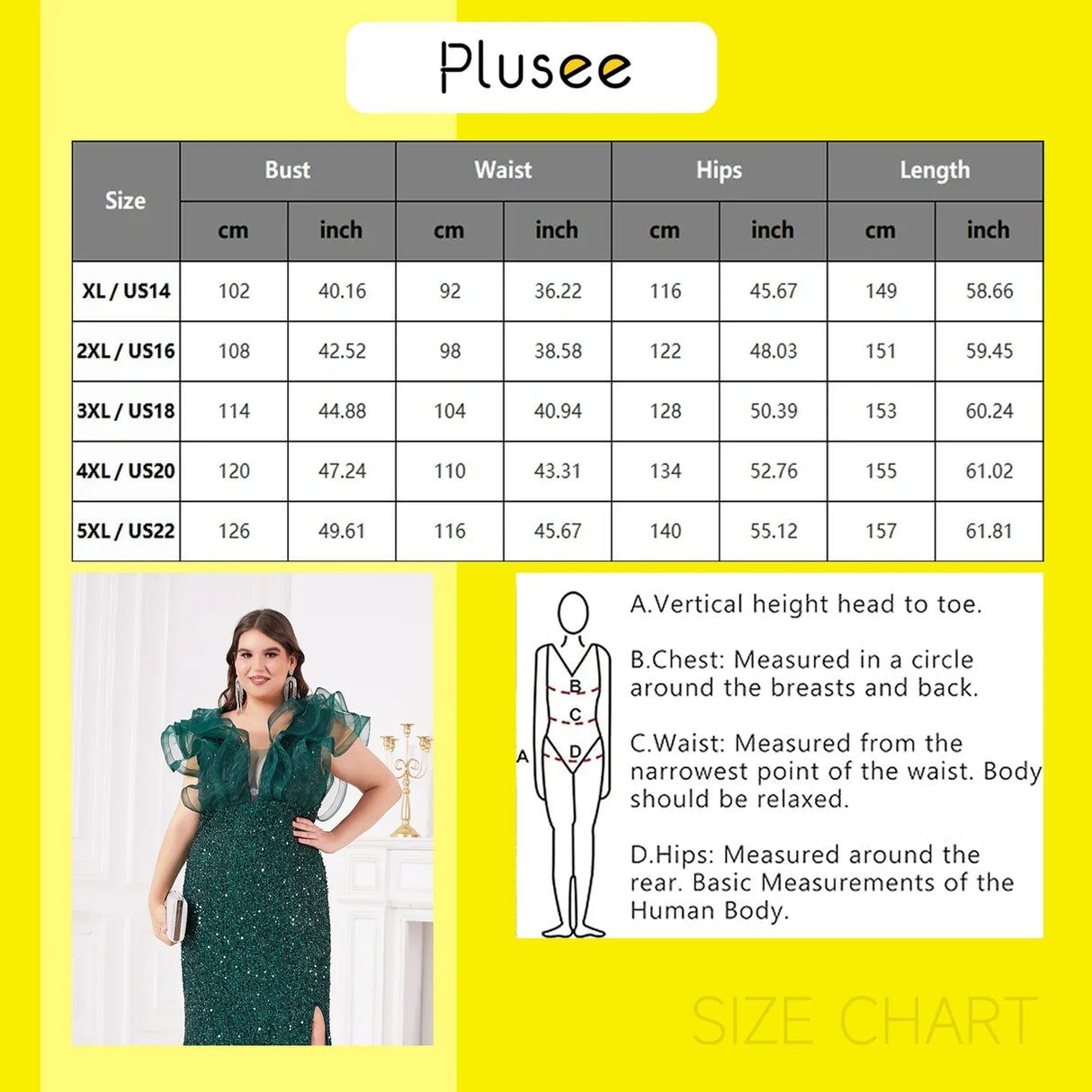 Plusee Female Dresses V-Neck Tiered Sleeve Sexy Slit