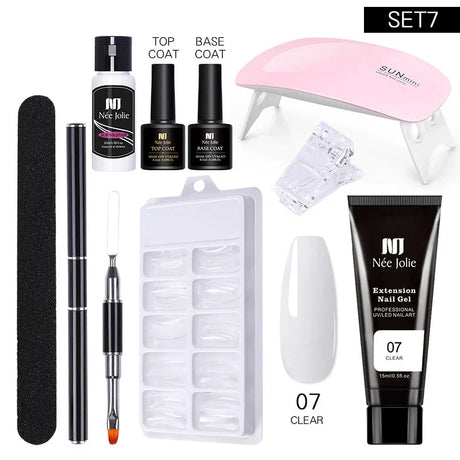 Poly Uv Gel Kit All For Manicure Gel