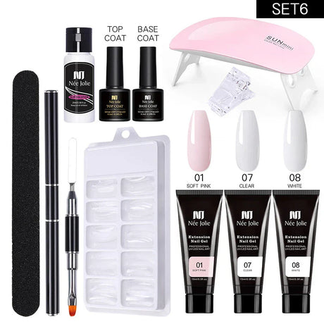 Poly Uv Gel Kit All For Manicure Gel