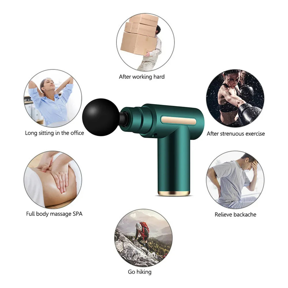 Portable Fascia Gun Vibration Massage Gun For Body